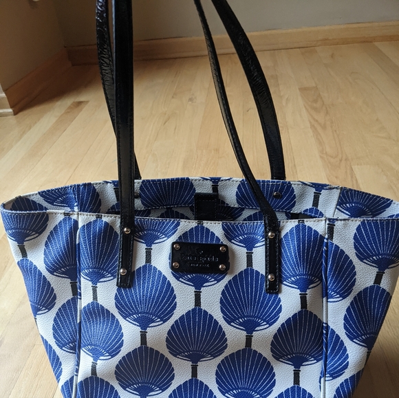 Kate Spade Blue and White Tote Bag - Picture 7 of 7